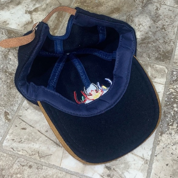 Vintage Atlanta 1996 Olympic Suede Hat unisex no official branding leather strap - Picture 8 of 14